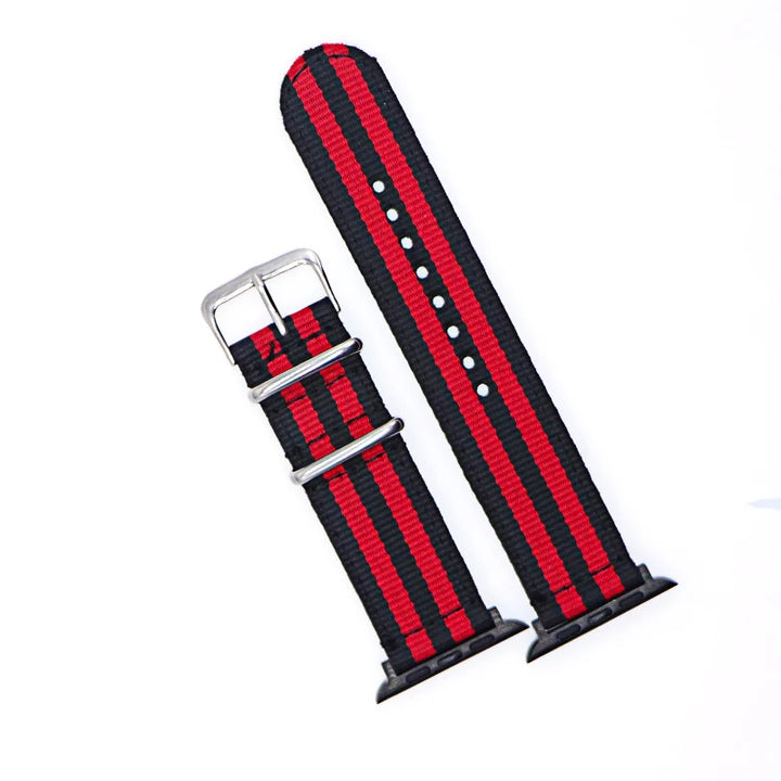 Nylon Watchband for iWatch 4 3 2 1 for Apple Watch Band 38mm 40mm Watch Strap 42mm 44mm Rainbow Wrist Bracelet