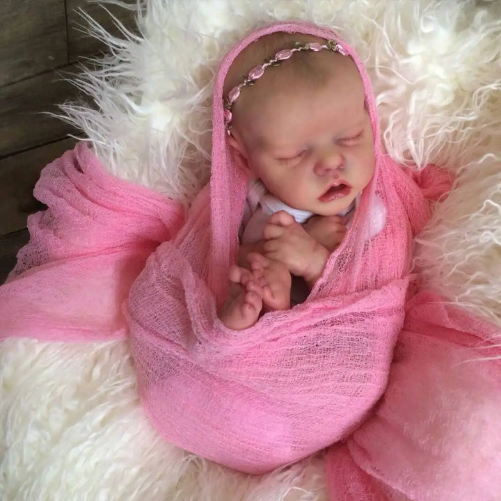 17″ Twin A Unpainted Reborn Doll Kit – Blank Vinyl Newborn DIY Mold