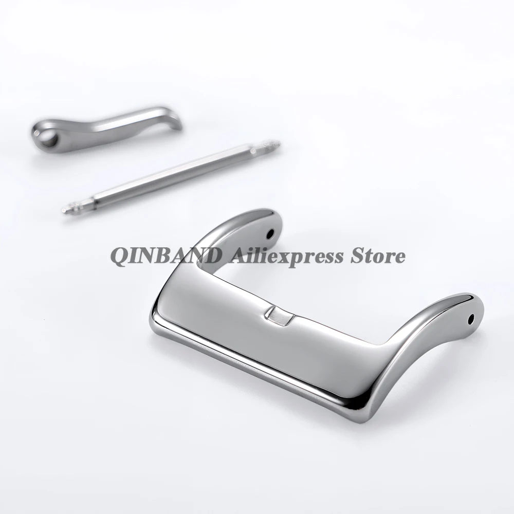 304L Stainless Steel Pin Watch Buckle 16–20mm (Matte/Polished,