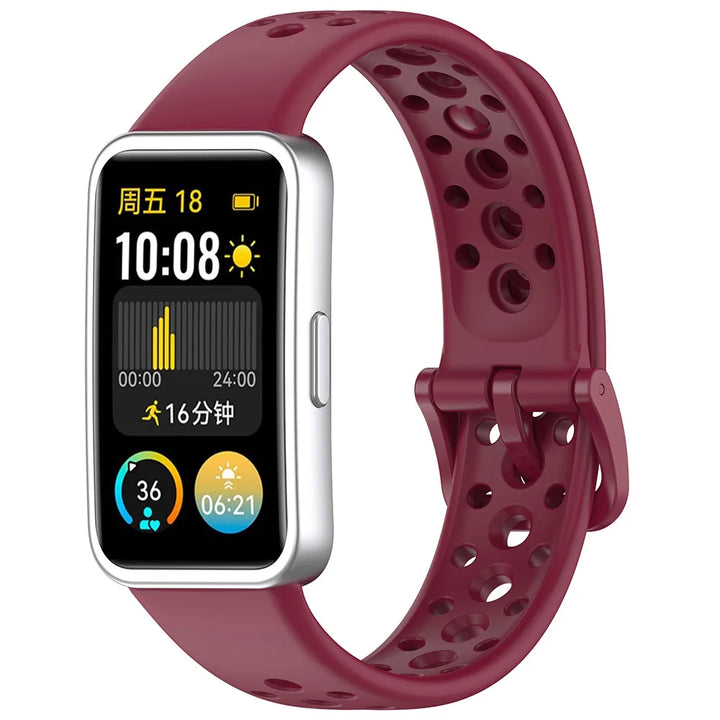 Sport Silicone Strap for Huawei Band 8-10 NFC