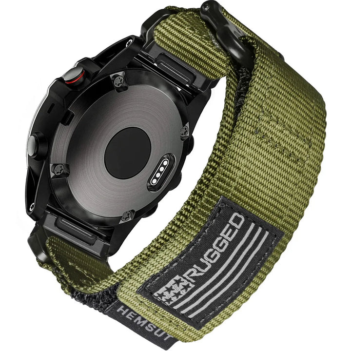 HEMSUT Nylon Sports Strap for Garmin Fenix & Forerunner Series