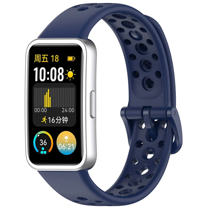 Sport Silicone Strap for Huawei Band 8-10 NFC