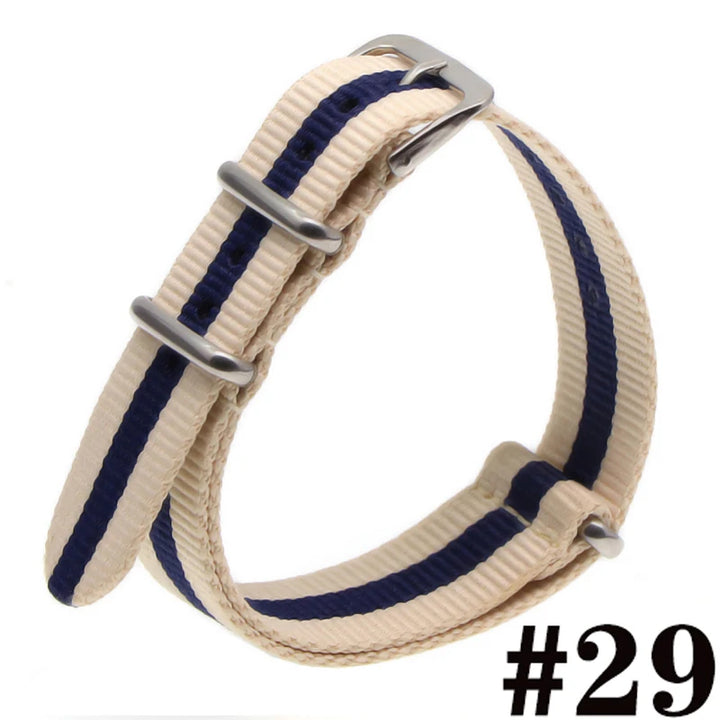 Waterproof Nylon Watch Strap (16-22mm)