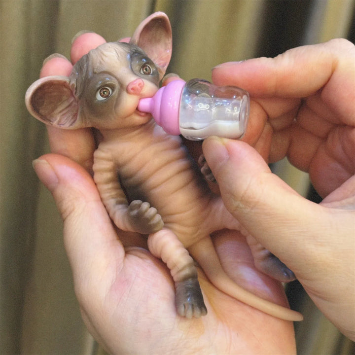 10–11 cm Mini Silicone Tiger Reborn Doll