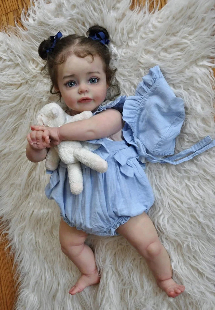 60 cm Suesue Lifelike Reborn Toddler Doll – Big Vinyl/Cloth Body
