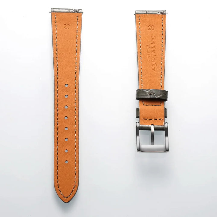 HEMSUT High Quality Genuine Leather Watch Band Quick Release Handmade Cowhide Wrist Straps For Men 18MM 20MM 21MM 22MM