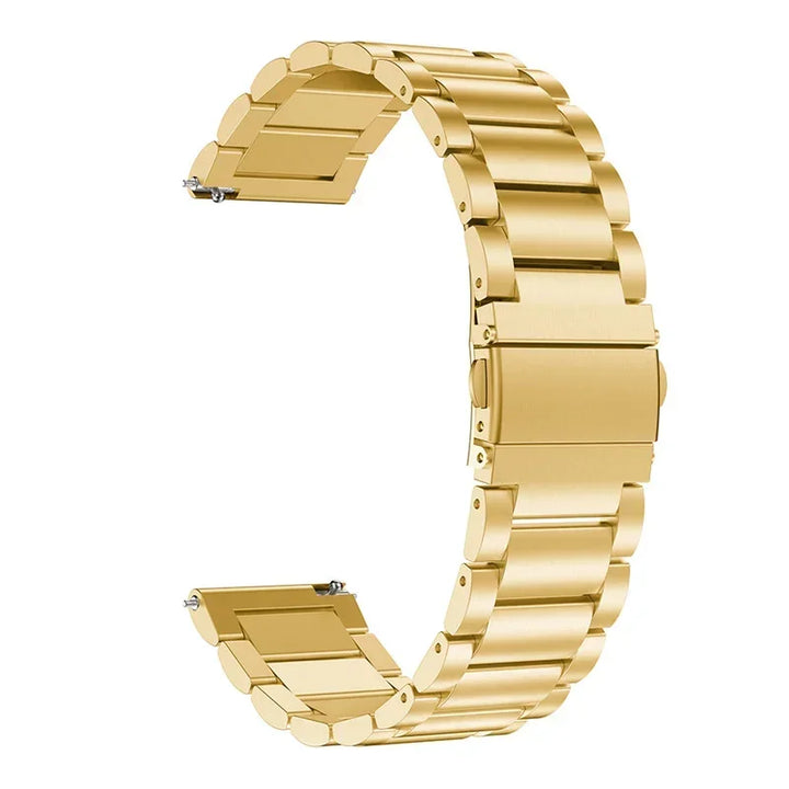 Full Stainless Steel Watch Band 18–24mm for Samsung Gear & Huawei GT