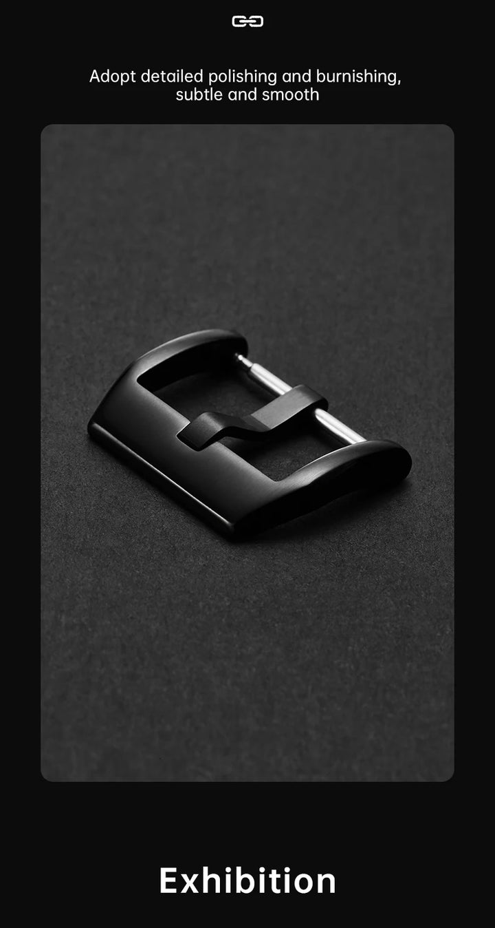 Maikes 316L Stainless Steel Watch Buckle 18mm 20mm 22mm Leather Rubber Strap Watch Clasp For IWC OMEGA ROLEX