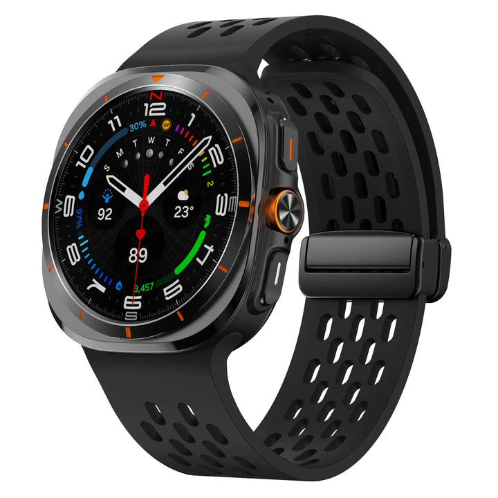 Breathable Silicone Magnetic Strap for Samsung Galaxy Watch Ultra 47mm