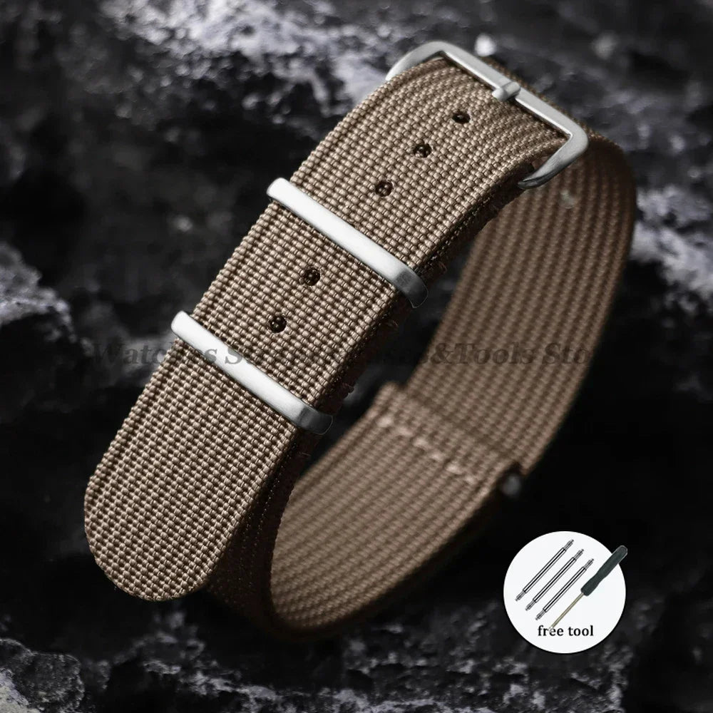 Braided Nylon Strap 18mm 19mm 20mm 22mm for Huawei Watch GT3/GT4 46mm Black Green Grey Blue Soft Breathable Men Women Watchbands