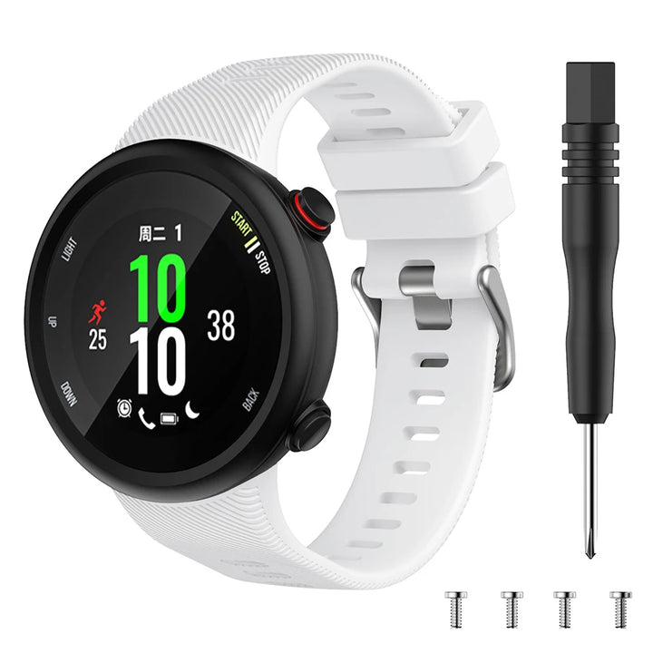 Silicone Replacement Strap for Garmin Forerunner 45/45S & Swim 2
