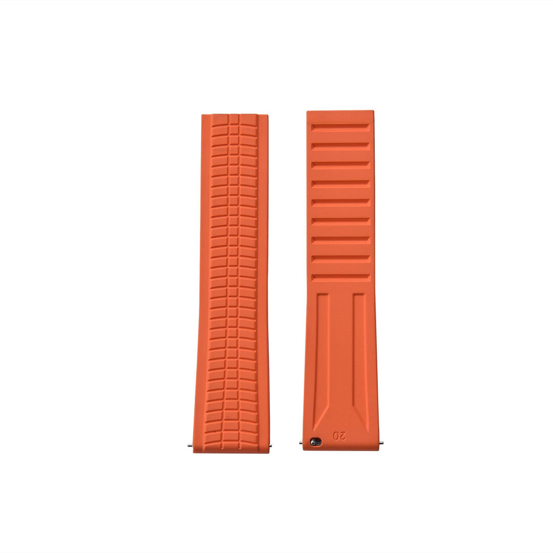 NATOBELT CTS FKM Rubber Watch Strap – 20–24mm Quick Release Butterfly Buckle for Patek Philippe