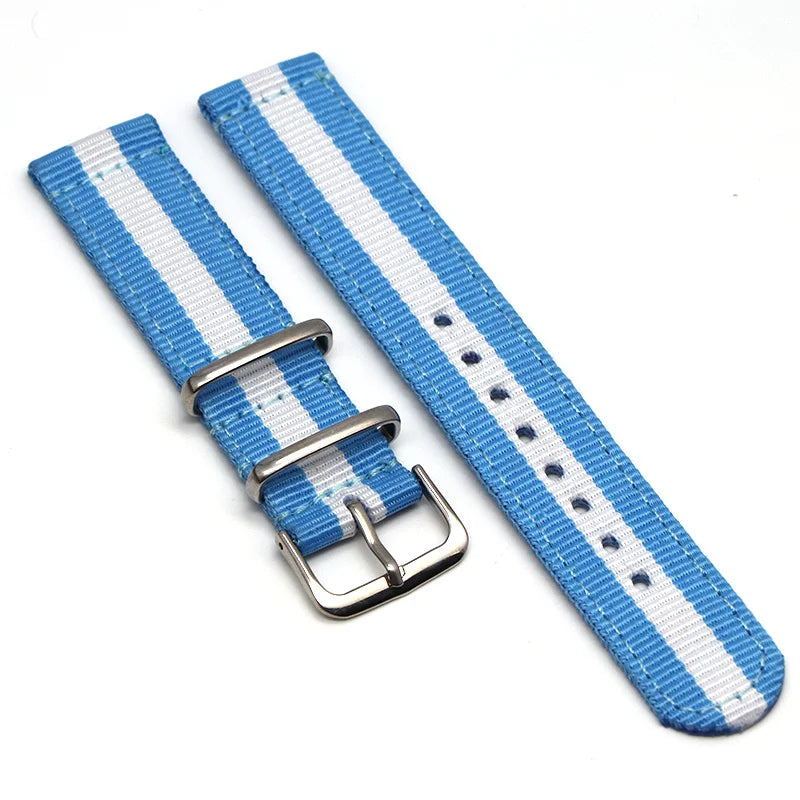 Solid Nylon Smartwatch Strap