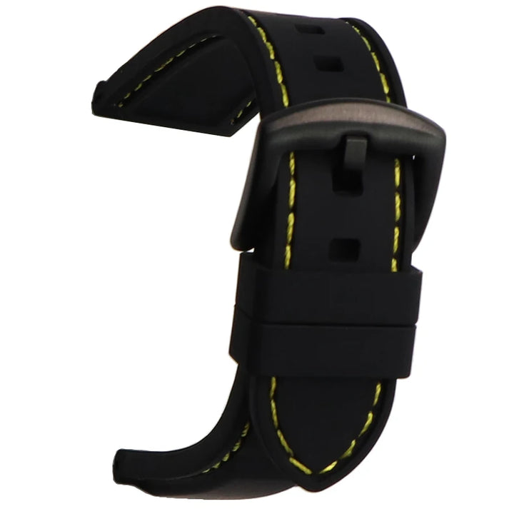 Waterproof Silicone Rubber Watch Strap (20-26mm)