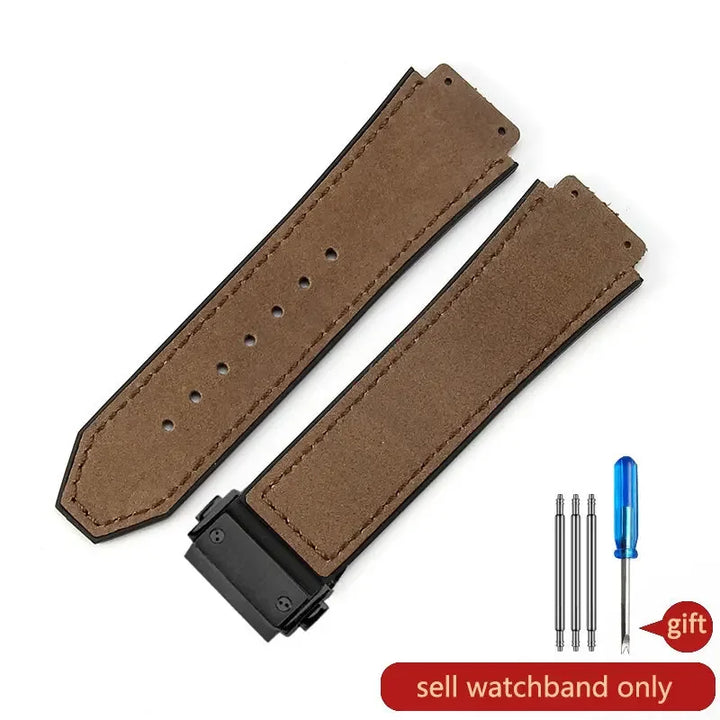 Hublot Big Bang Yuki Leather Watch Strap – Waterproof Suede, Durable