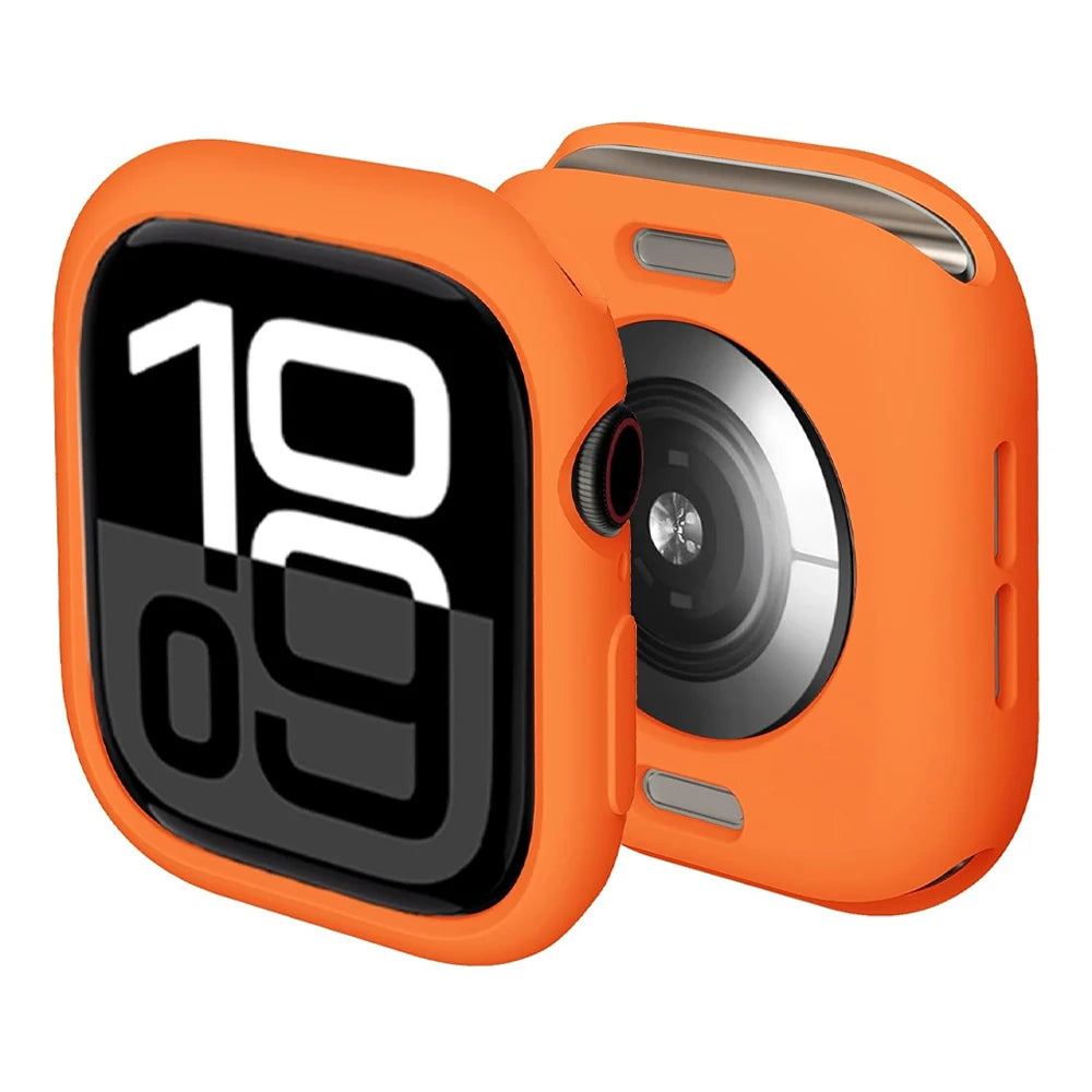 Case for Apple Watch 10 11 46mm 42mm Accessories Shockproof Protective Soft Silicone Bumper Shell Cover iwatch Series protector