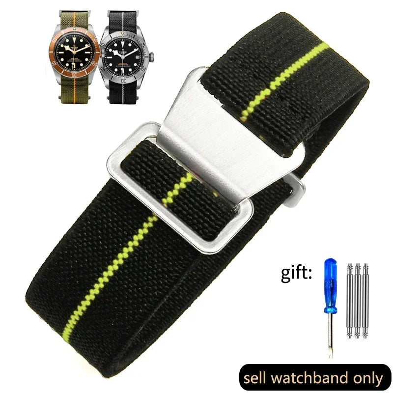 French Army Nylon Watch Band 18–22mm