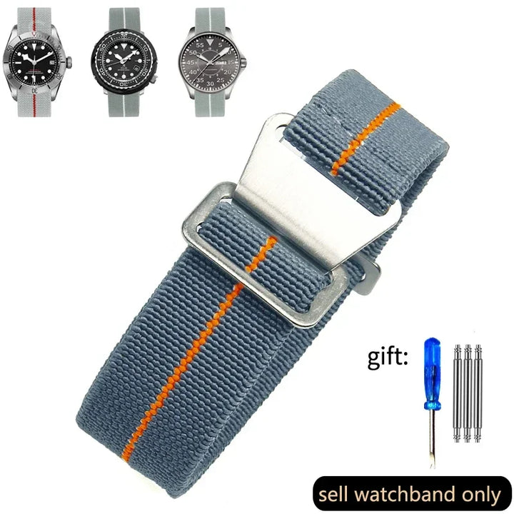 French Army Nylon Watch Band 18–22mm