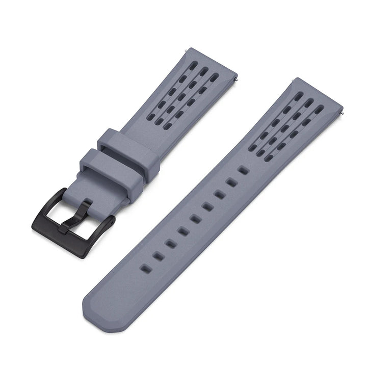 NATOBELT High Quality Porous Structure FKM Fluorine Rubber Watch Strap 20mm 22mm New Design Quick Release FKM Rubber Watchbands