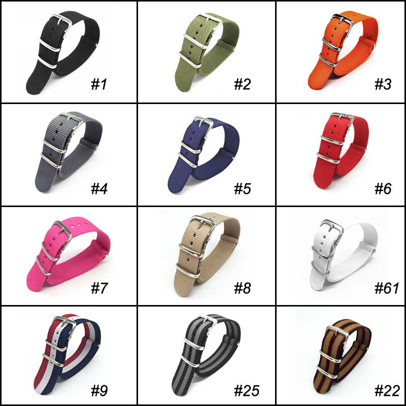 Nylon Sport Apple Watch Strap 18–22mm