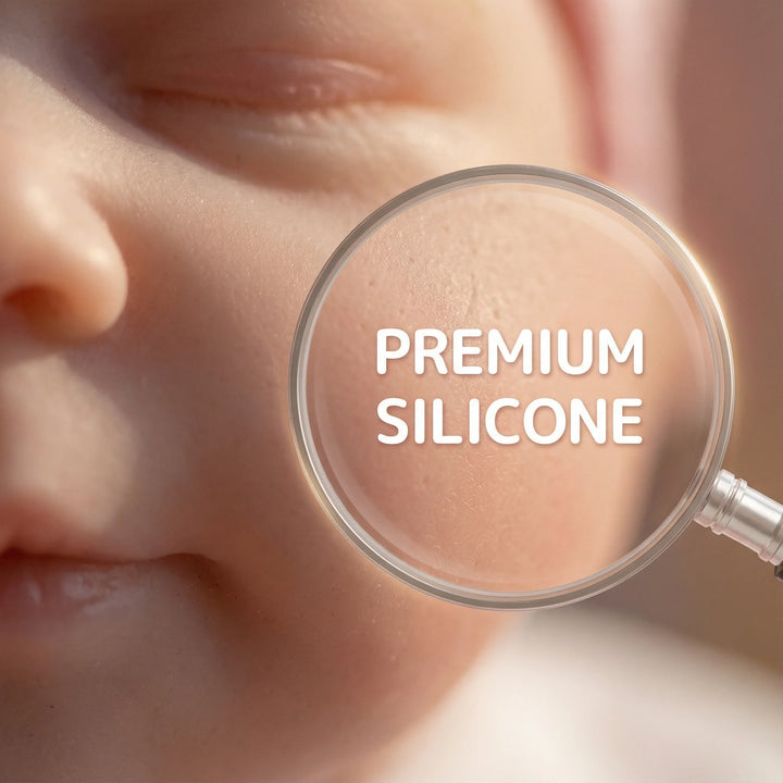 NPK Pascale 12inch Can Open Mouth Doll Full Solid Silicone Flexible Elastic Super Soft Cute Small Size Squish Toy