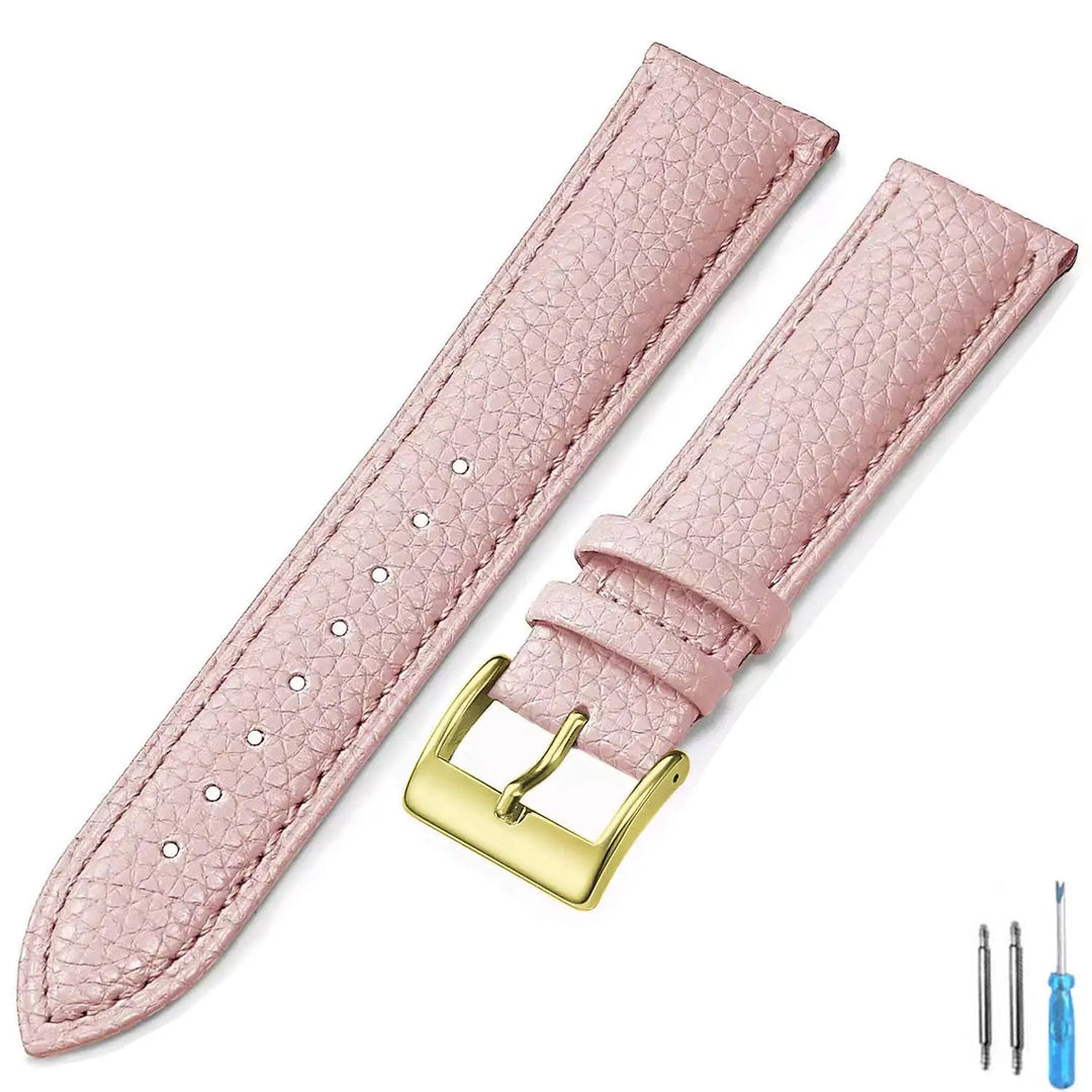 Genuine Leather Watch Band 18mm 20mm 22mm 24mm Watch Strap for Man Women High-quality Wrist Watchband + Tool
