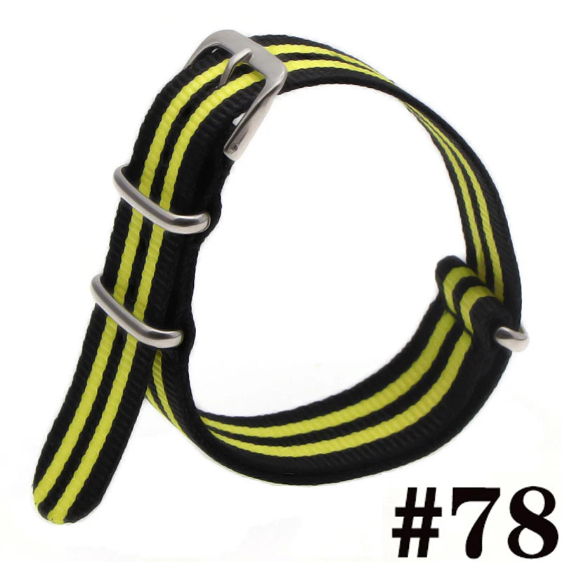 Waterproof Nylon Watch Strap (16-22mm)