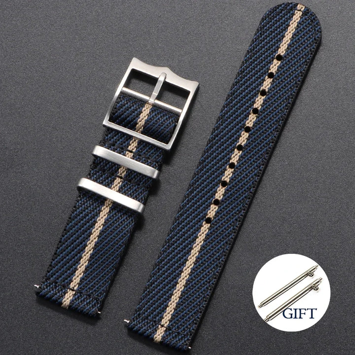 20/22mm Nylon NATO Watch Strap for Tudor, Omega, Seiko