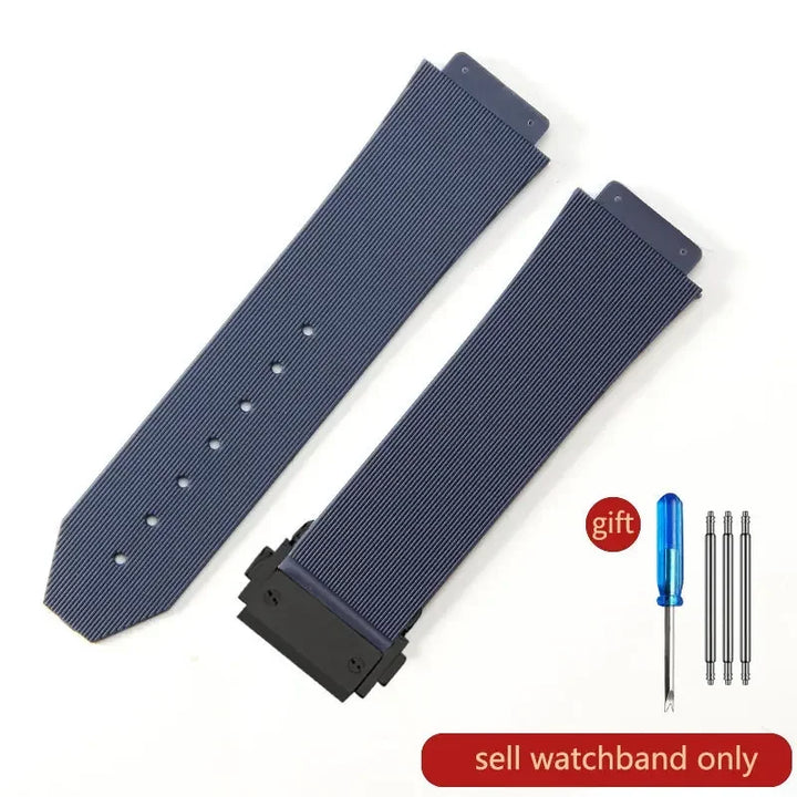 Waterproof Sports Silicone Watch Band 24x17 & 26x19mm (Men & Women)