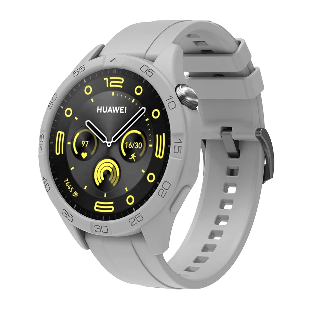 Silicone Strap & Protective Case for Huawei Watch GT4/GT5/GT6 – 46mm