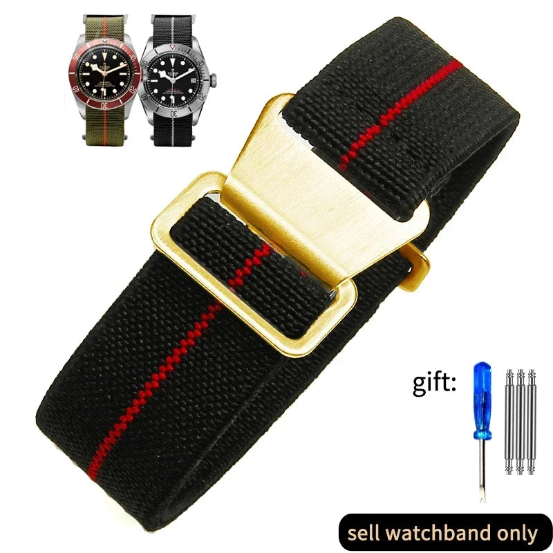 French Army Nylon Watch Band 18–22mm