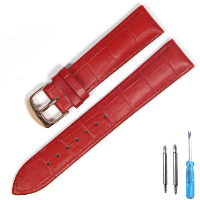 Watch Band Genuine Leather straps Watchbands 12mm 18mm 20mm 22mm watch accessories superior quality watch strap