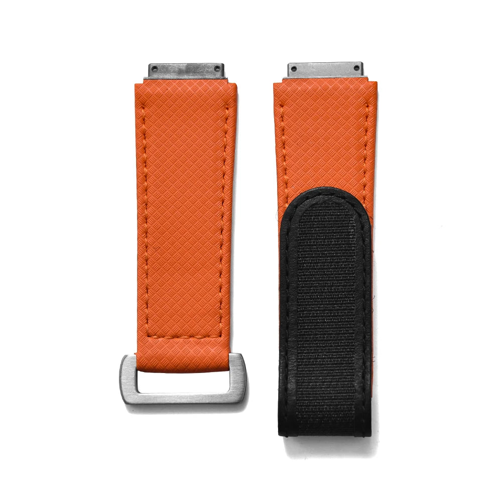 JUELONG For Richard Mille Elastic Nylon RM67 Model Fluorine Rubber Watch Band Men Ustomized FKM Sailcloth Rubber Strap Replace