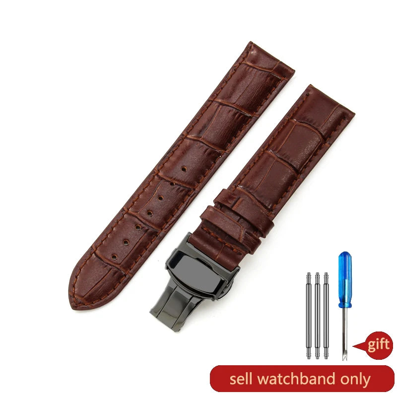 Genuine Leather Watch Strap for Tissot Le Locle T41 (1853)