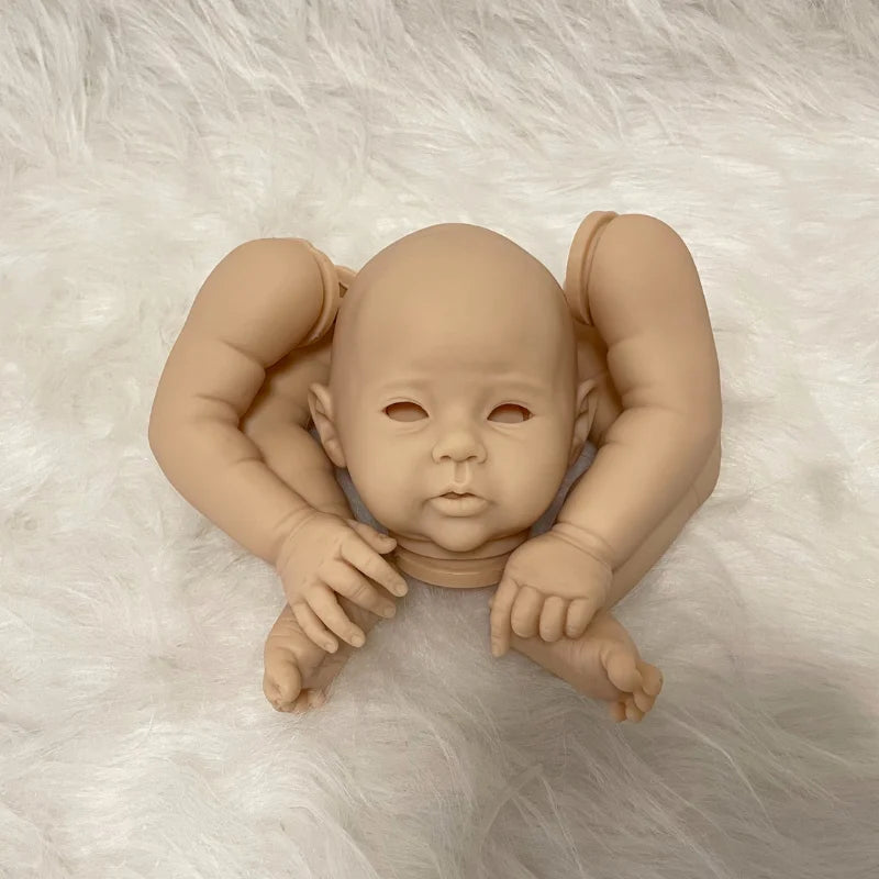 19″ Raven Unpainted Reborn Baby Doll Kit – Blank Vinyl DIY Parts