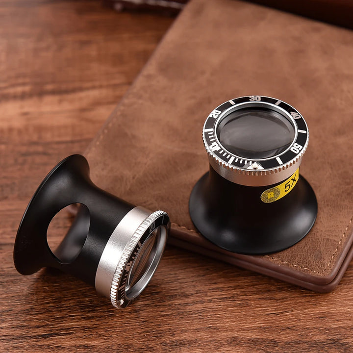 Portable Watchmaker’s Magnifier Loupe (5X/10X/20X)
