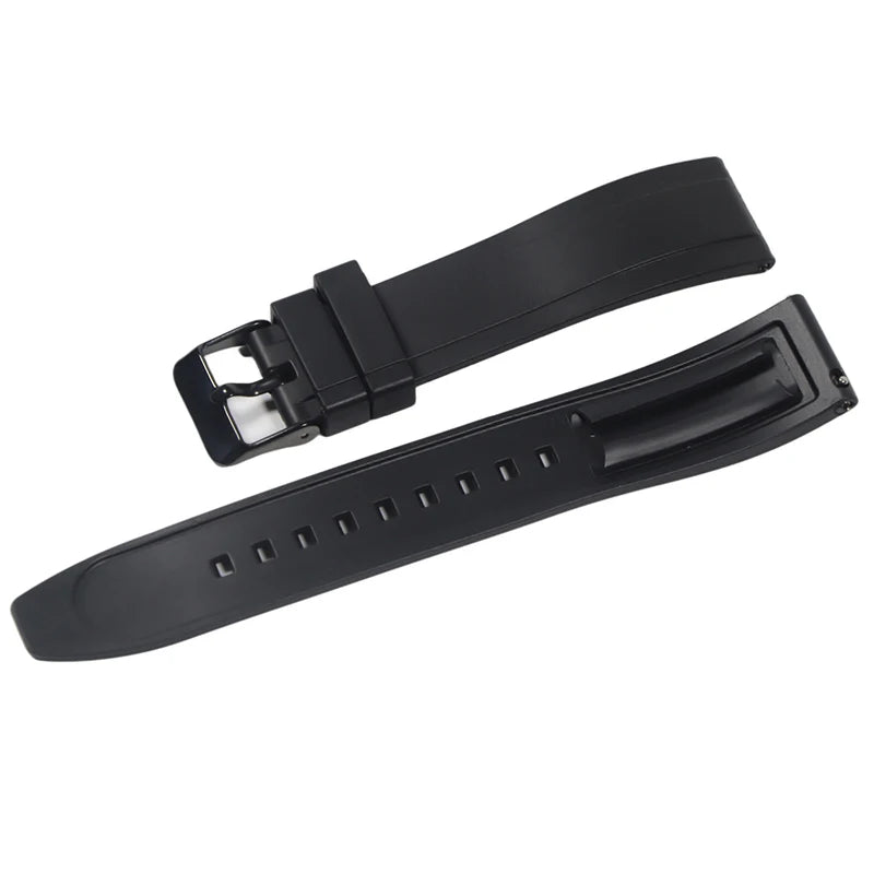 Premium Vulcanized Rubber Watch Strap – 20–24mm Quick Release
