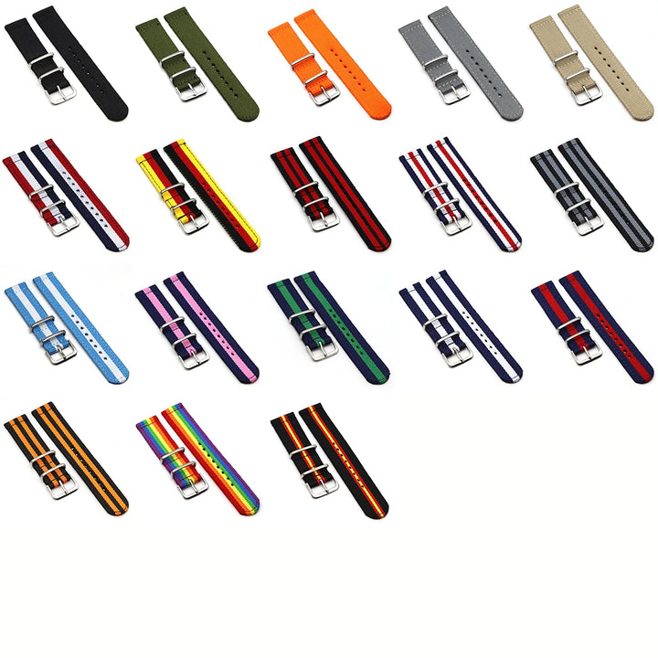 Solid Nylon Smartwatch Strap