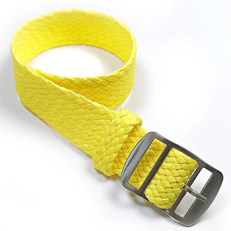 Perlon Woven Nylon Watch Strap (14–22mm)