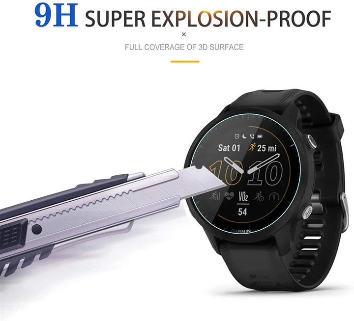 2-Pack Tempered Glass Screen Protector for Garmin Forerunner 255/255S/955