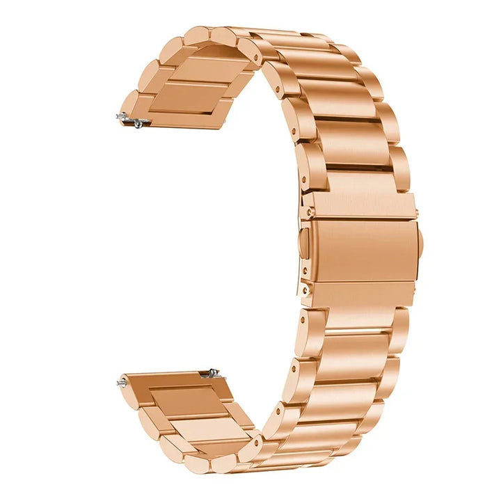 Full Stainless Steel Watch Band 18–24mm for Samsung Gear & Huawei GT