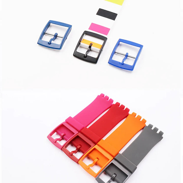 Plastic Watch Clasp for Swatch Strap – 16/19/20mm Colorful