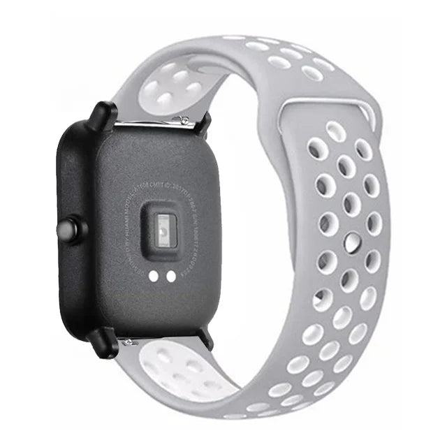 20mm/22mm Silicone band For Amazfit GTS 4/3/2/2e/2 4 Mini GTR 4/2/3 Pro/47mm/stratos 3 Watch Bracelet correa Amazfit bip 6 strap