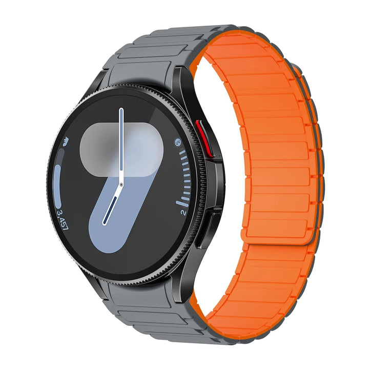 Magnetic Silicone Strap for Samsung Galaxy Watch – 40/44/45mm, No Gaps