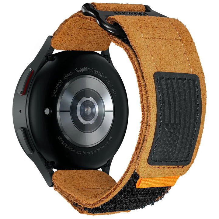 Hemsut Genuine Leather Quick-Release Watch Strap (20-22mm)