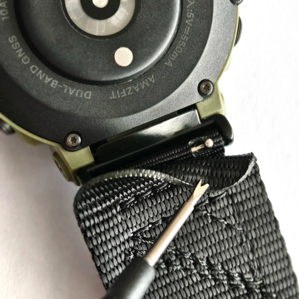 HEMSUT Nylon Watch Strap for Amazfit T-Rex 1/2/Pro – Four Seasons Sports Band