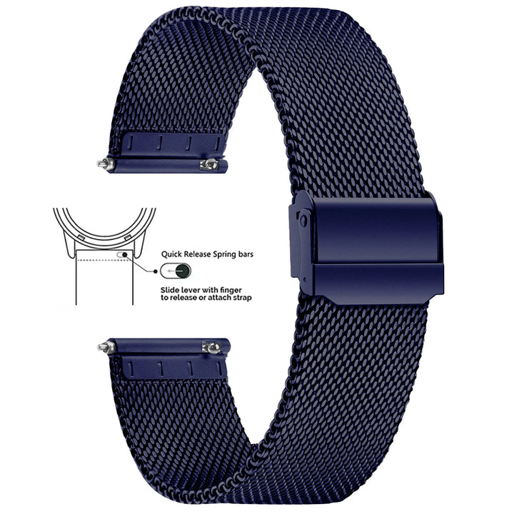 Milanese Mesh Watch Band 8–24mm