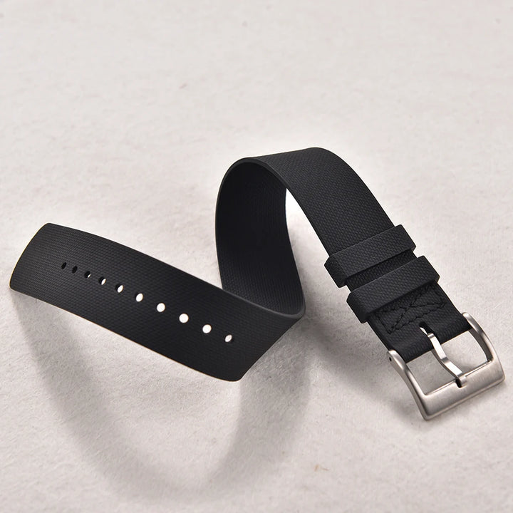 Fit For Tudor Style Ranger Rolex Daytona Fluororubber Watch Strap 20mm 21mm 22mm Waterproof Super Soft FKM Belt Watch Band