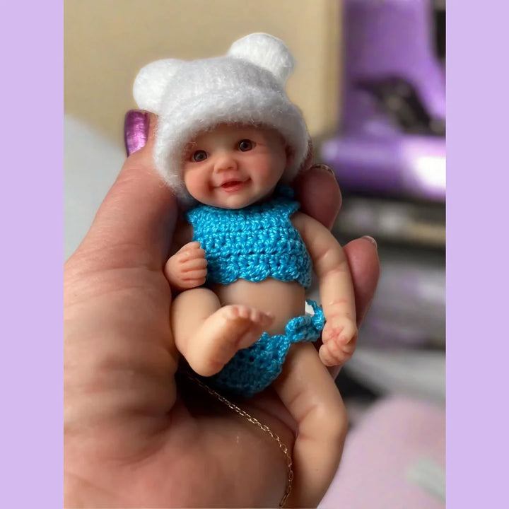 6″ Washable Mini Palm Solid Silicone Reborn Doll