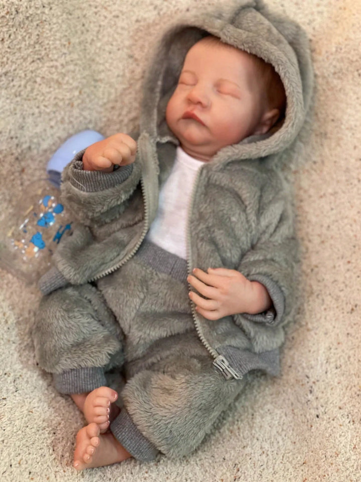 NPK 17″ (42 cm) Full‑Body Silicone Reborn Boy Doll Levi